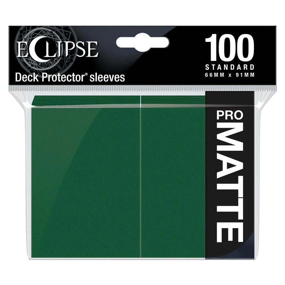 Eclipse Standard Sleeves: Matte Forest Green n 100ct - Northwest Sportscards