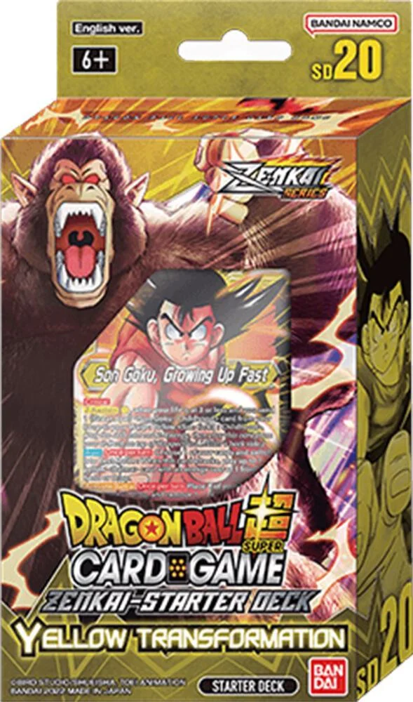Dragon Ball Super: Starter Deck 20: Yellow Transformation - Dawn of the Z-Legends