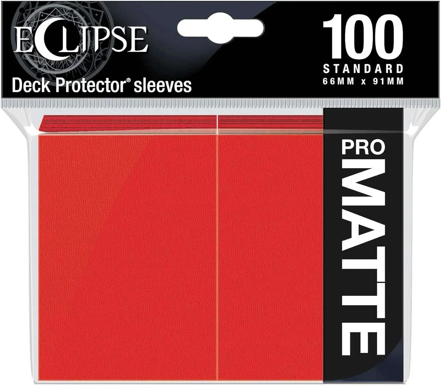 Eclipse Standard Sleeves: Matte Apple Red 100ct - Northwest Sportscards