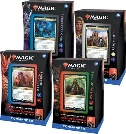 MTG Commander Legends: Battle for Baldur's Gate Commander Deck Set (4) - Northwest Sportscards