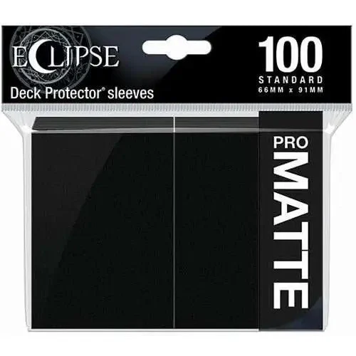 Eclipse Standard Sleeves: Matte Black 100ct - Northwest Sportscards