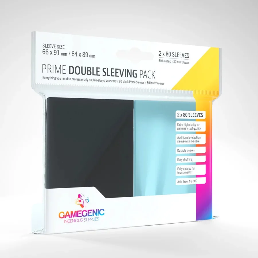 Gamegenic Prime Double Standard Sleeves Pack - Northwest Sportscards