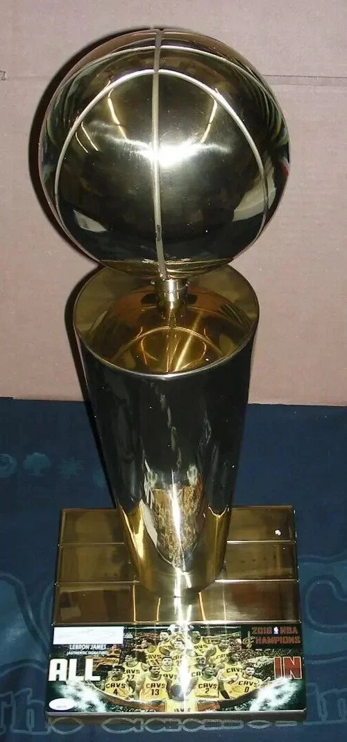 Lebron James Signed Championship Trophy JSA **SALE - Northwest Sportscards