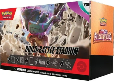 Pokemon Paldea Evolved Build & Battle Stadium Box - Northwest Sportscards