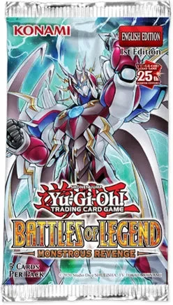 Yugioh Battles of Legend Monstrous Revenge Booster Pack - Northwest Sportscards