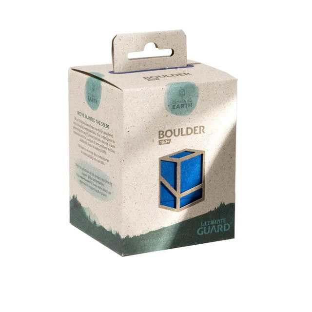 Ultimate Guard Earth Boulder 100+ Blue Deck Box - Northwest Sportscards