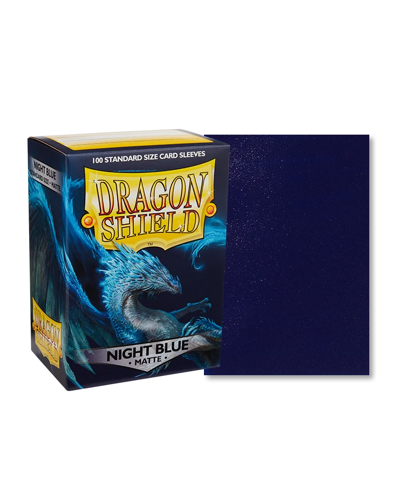 Dragon Shield Sleeves Night Blue Standard 100ct - Northwest Sportscards