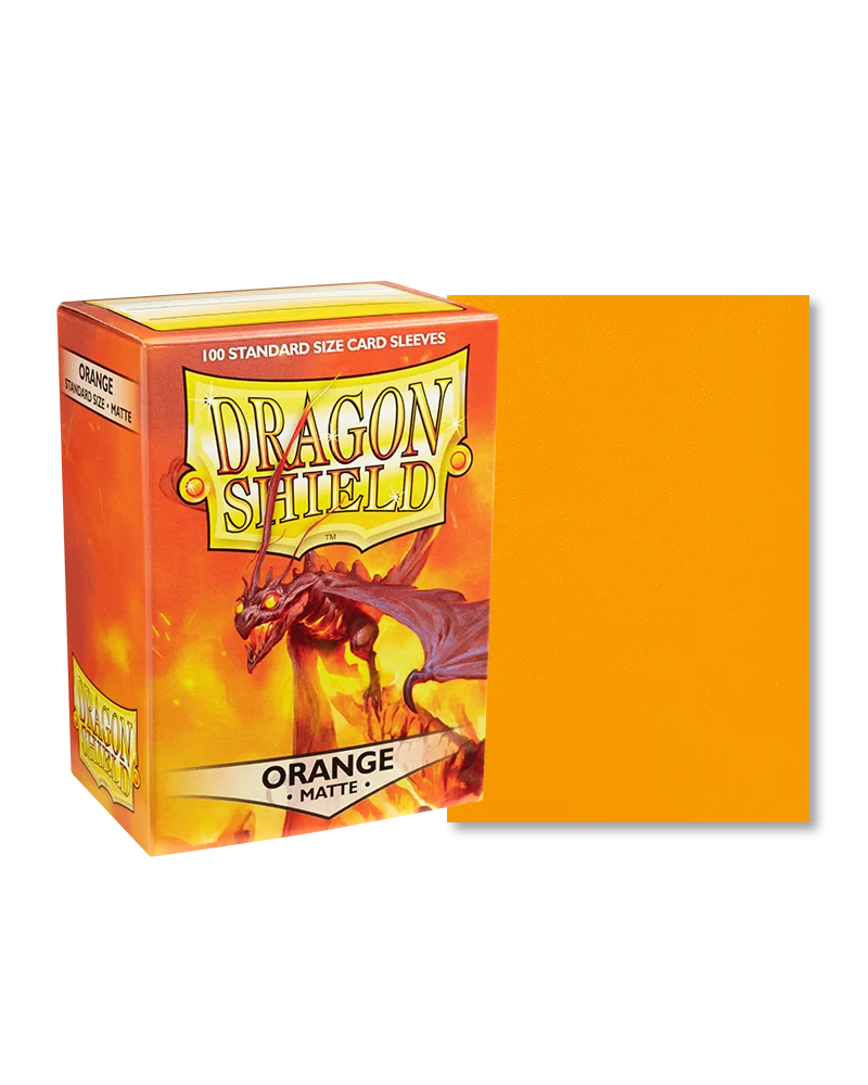 Dragon Shield Sleeves Orange Standard 100ct - Northwest Sportscards