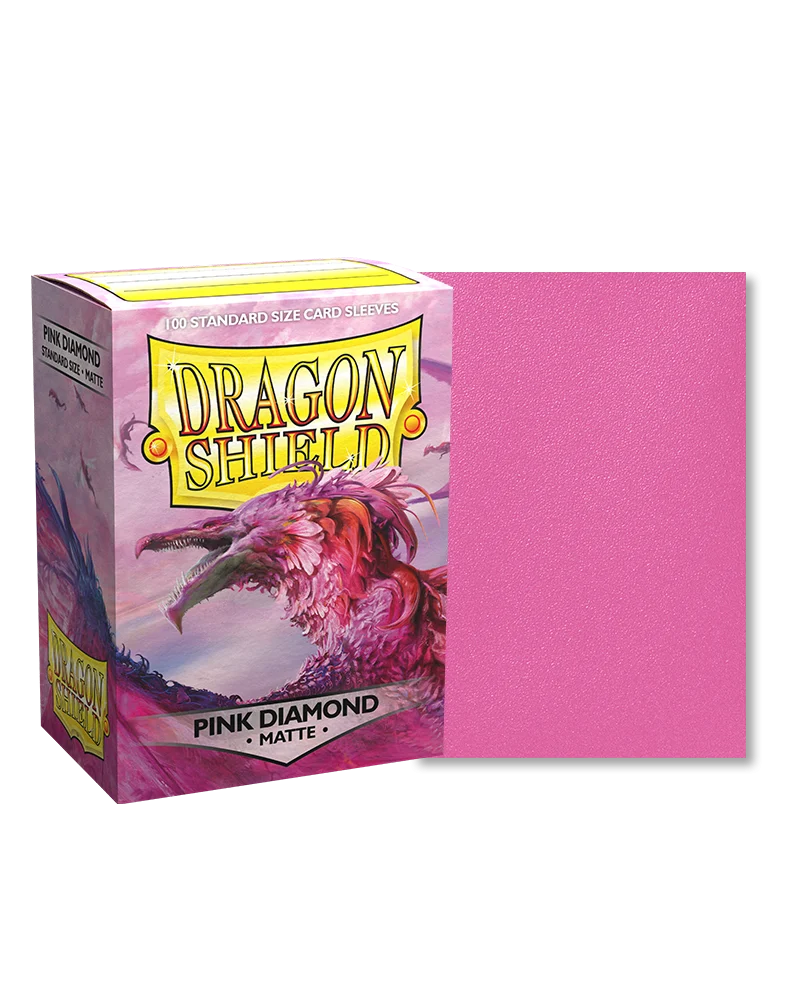 Dragon Shield Sleeves Pink Diamond Standard 100ct - Northwest Sportscards