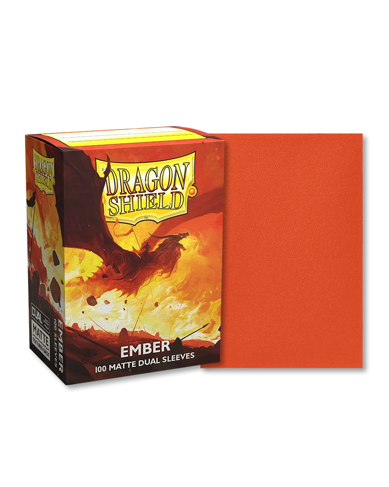 Dragon Shield Sleeves Ember Dual Matte Standard 100ct - Northwest Sportscards