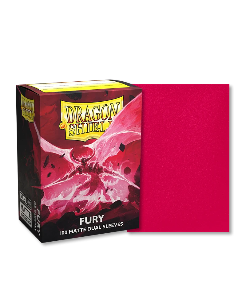 Dragon Shield Sleeves Fury Dual Matte Standard 100ct - Northwest Sportscards