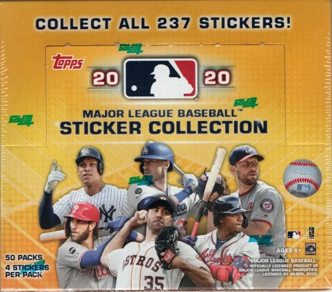2020 Topps MLB Sticker Collection Baseball Box - Northwest Sportscards