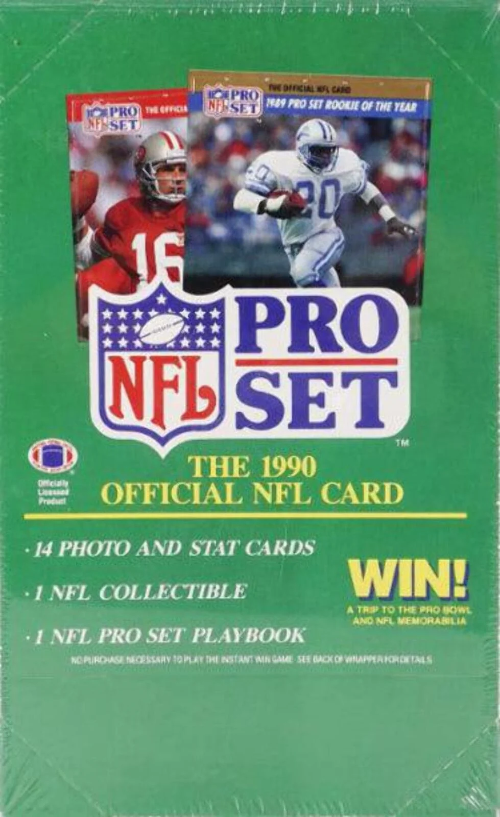 1990 Pro Set Series 1 Football Box - Northwest Sportscards