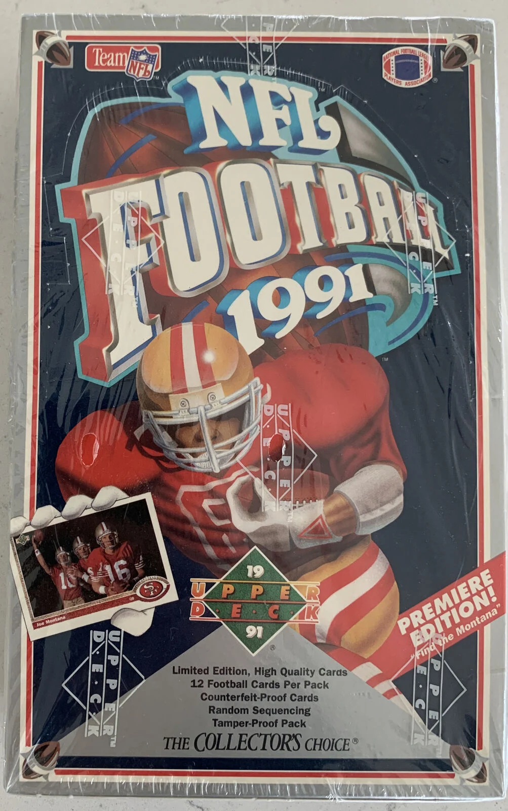 1991 Upper Deck UD Football Low Series Hobby Box "Find the Montana" - Northwest Sportscards