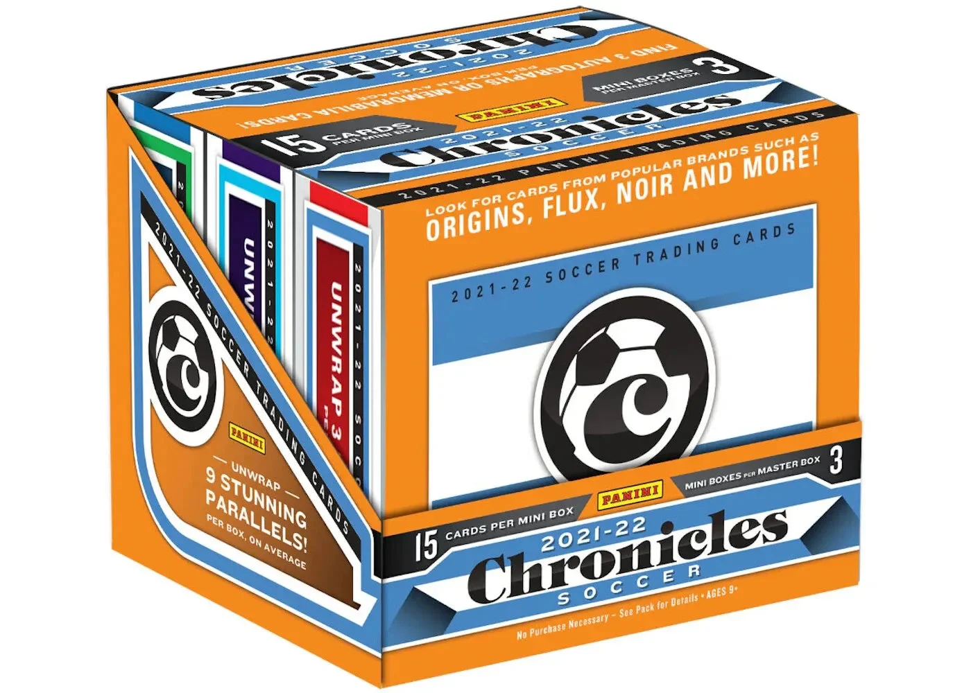 2021-22 Panini Chronicles Soccer Hobby Master Box
